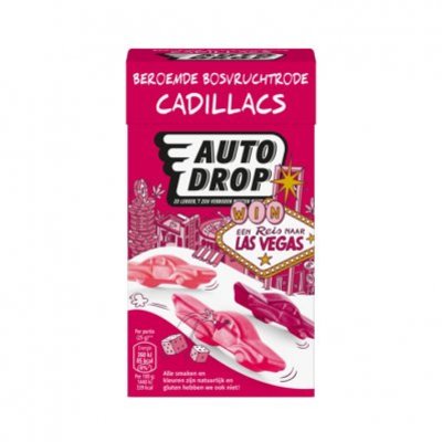 Autodrop Rode cadillacs